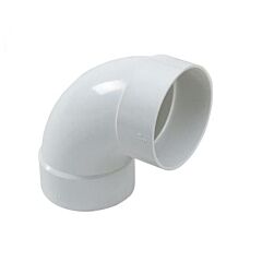 4" S/D 90 ELL PVC SEWER DRAIN SHORT TURN