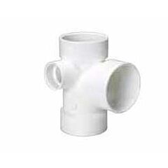 3 X 3 X 3 X 1-1/2 PVC SCH40 TEE W/ LH INLET