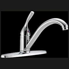 Delta Classic: Single Handle Kitchen Faucet Chrome