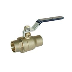 1" IMPORT CXC FULL PORT BALL VALVE COPPER LF