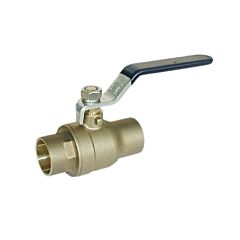 1-1/4" IMPORT CXC FULL PORT BALL VALVE COPPER LF