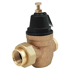 3/4", FPT Union x FPT, 30 GPM, 300 PSI CWP, Lead-Free, Cast Brass, Compact, Pressure Reducing Valve