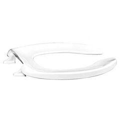 CENTOCO ELONGATED OPEN FRONT LESS COVER EXTRA HEAVY DUTY WITH SS CHECK HINGE