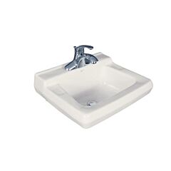 MANS 19X17 WALL HUNG LAV WHITE