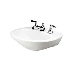 MANS PEDESTAL LAV 20 X 16 1/8 WHITE 272 BASIN ONLY