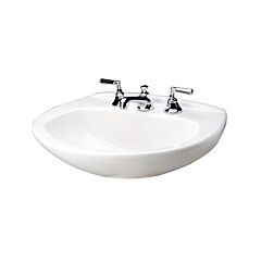 MANS PEDESTAL LAV 25 X 19 BOWL WHITE 292