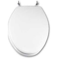 TOILET SEAT CASE 1100 WHITE ELONGATE 7""C/C, FITS KOHLER CHAMPLAIN K4690 OR K4691
