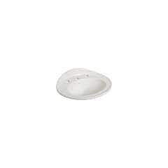 MANSFILED ESSENCE 19 7/8 X 17 SELF RIM LAV WHITE 8"" C/C