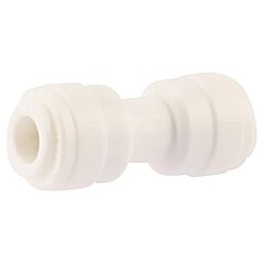 1/4 PUSH FITTING COUPLING PLASTIC