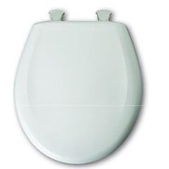 TOILET SEAT RND PLST HERON BLUE