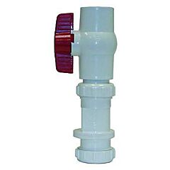 1 1/2 PVC CHECK VALVE / BALL VALVE COMBINATION
