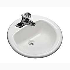 MANSFIELD 19"" ROUND CHINA LAV 4"" CENTER