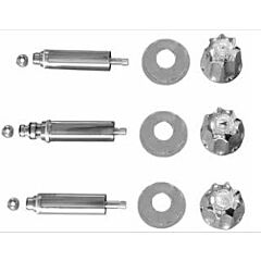 GERBER 3 HANDLE VALVE REBUILD REPAIR KIT TUB SHOWER TWO PC 