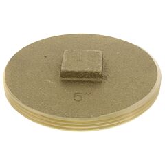 5" BRASS CLEANOUT PLUG 