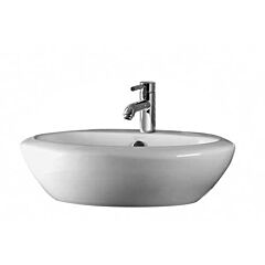 MANSFILED ENSO 21 1/2 X 19 1/2 ABOVE COUNTER VESSEL WHITE, 1 HOLE
