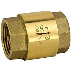 JOMAR 1/2" BRASS INLINE CHECK VALVE