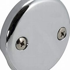 TUB FACE OVERFLOW PLATE 2 HOLE