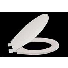 CENTOCO ROUND FRONT SLOW CLOSE TOILET SEAT WHITE
