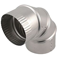 4" GALV. FUME ELL 26GA. 4-26-302