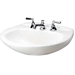 MANS PEDESTAL LAV 25 X 19 BOWL BONE 292