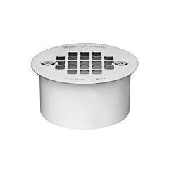 OATEY 3" DROP IN STRAINER PVC 43563 SS GRID