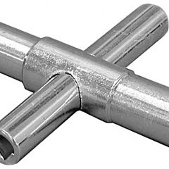 4 IN 1 SILLCOCK HOSE BIBB KEY 4 WAY KEY