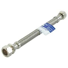 7/8"" COMP X 3/4"" FIP X 18"" SS FLEX SUPPLY LINE