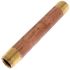 1 1/4" X 3" NIPPLE BRASS