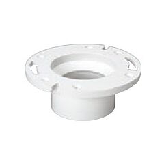 4 X 3 PVC SLAB CLOSET FLANGE W/ KO 883-PT