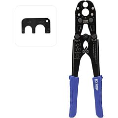 1/2 & 3/4 COMBO PEX CRIMP TOOL  W/ ROTATING HEAD IWISS