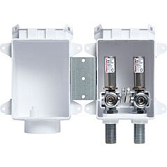 WASHING MACHINE OUTLET BOX OX BOX W/ARRESTORS COP/MIP LEADED