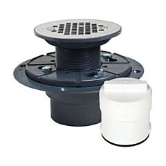 SIOUX CHIEF 2" PVC BOLT DOWN SHOWER STRAINER ROUND W/TEST P