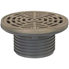 FINISH LINE 5 1/2 NICKEL ROUND DRAIN (TOP FINISH ONLY)