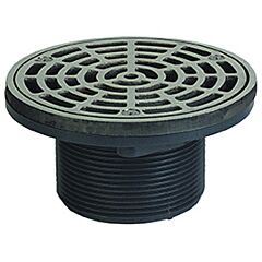 3" MIP ADJUSTABLE FLOOR DRAIN CAST BRASS TOP