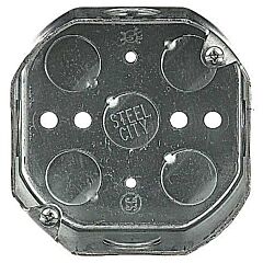 4" OCTAGON ELECTRIC BOX 1 1/2"