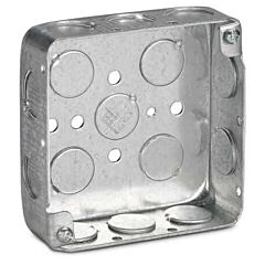 4" SQUARE ELECTRIC BOX 1 1/4"