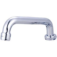 CENTRAL BRASS SPOUT 6" LAUNDRY