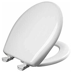 TOILET SEAT BEMIS RF WHISPER CLOSE EASY CLEAN PLASTIC WHITE
