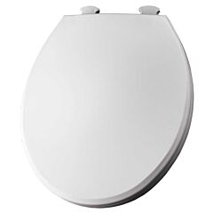 TOILET SEAT RF PLASTIC WHITE EASY CLEAN HINGE
