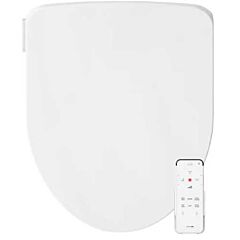 BEMIS HAVEN 3000 SMART BIDET HEATED SEAT, WARM AIR DRYER, ADJ CONTROLS, REMOTE, ELONGATED