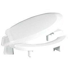 CENTOCO BONE ROUND OPEN FRONT W/COVER 3'LIFT ADA TOILET SEAT