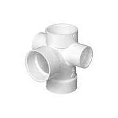 3 X 1-1/2 PVC SCH40 TEE R&L Inlet