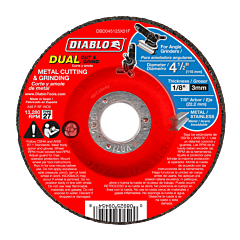 DIABLO 4-1/2"" Metal Duo Cut & Grind Disc - Type 27, Depressed Center