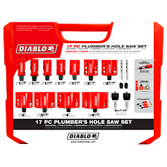 DAIBLO 17PC PLUMBING HOLE SAW SET