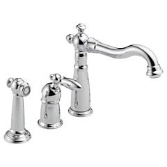 DELTA 155-DST PC KITCHEN FAUCET 3 HOLE WITH SPRAY