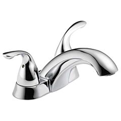 DELTA CLASSIC TWO HANDLE LAV FAUCET LESS POPUP CP 2503LF