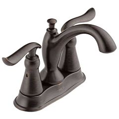 DELTA LINDEN: TWO HANDLE VENETIAN BRONZE CENTERSET LAV FAUCET W/POP-UP
