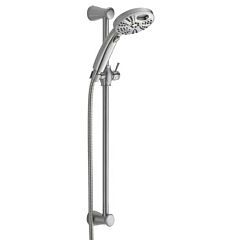 DELTA 6 SETTING SS HANDSHOWER ON LED COLOR CHANGING ON SLIDE BAR