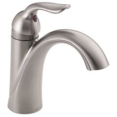 DELTA LAHARA: SINGLE HANDLE SS LAV FAUCET W/POP-UP
