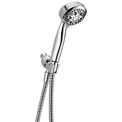 DELTA HANDHELD 5 SETTING SHOWER MOUNT AND HOSE CHROME 54434-18-PK